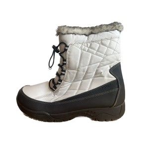 Totes Eve White Winter Snow Boot | Women's Size 10M US